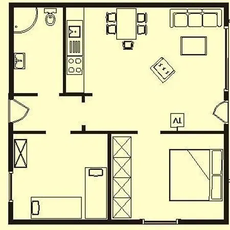 Apartment Seeadler 10 -eg-, Sandwall